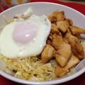 モチョ1013's cooksnap of when they made カフェごはん！たっぷりキャベツ丼.