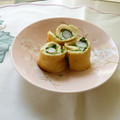 berry_a's cooksnap of when they made かにかまの油揚げくるくる.