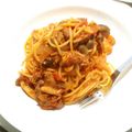 しろももキッチン's cooksnap of when they made 小いわしのチリトマトソースパスタ.