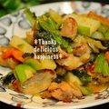 ruruchirin's cooksnap of when they made 鶏肉＆長芋＆小松菜の塩麹炒め.