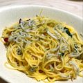 ★haRna★'s cooksnap of when they made 釜揚げシラスと大葉のパスタ.