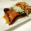 akomanman's cooksnap of when they made 夏にさっぱり☆鰤塩焼き☆薬味おろし.