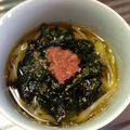 natume818's cooksnap of when they made チューブのねり梅で簡単！梅わかめうどん.