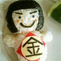 ぽふまろ's cooksnap of when they made こどもの日に!!金太郎キャラ弁.
