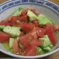 monmama118's cooksnap of when they made トマトとアボカドのフレッシュサラダ.