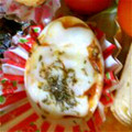 ニャンちゅう23's cooksnap of when they made 簡単トースターでピザ風ゆでたまご.