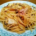 らぶみるきー's cooksnap of when they made キャベツとベーコンの塩昆布パスタ.