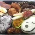 ララペ☆'s cooksnap of when they made らくらくスヌーピーおにぎり.