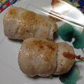 くまくまっし's cooksnap of when they made お弁当にオススメ、めんたいササミロール.