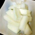 Lycheesoda's cooksnap of when they made 大根だけ。超簡単浅漬.
