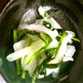 まめちゃんの友達's cooksnap of when they made 新玉ねぎとニラの酢の物♪.