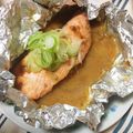 ChibiTechi's cooksnap of when they made 鮭のごまみそホイル焼き.
