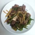 オヤジだいダイ's cooksnap of when they made 青椒肉絲.