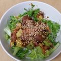 milpoo's cooksnap of when they made まぐろとキムチのアボカ丼.