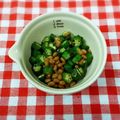 tamakmf's cooksnap of when they made 夏にはこれ！オクラ納豆.