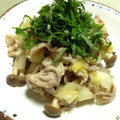 ツボッち's cooksnap of when they made 有効利用(^ω^)豚こまの青しそドレ炒め.