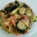 たあゆ13's cooksnap of when they made 竹の子とキュウリの酢の物.