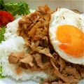 shuka3's cooksnap of when they made ☀生姜焼きdeカフェご飯☀.