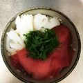 ●これなんだ●'s cooksnap of when they made 休日の★お刺身丼.