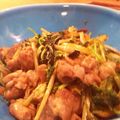 にしだぁ's cooksnap of when they made 鶏むね肉と三つ葉のオイスター炒め.