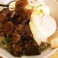 かなしの's cooksnap of when they made ✿温玉乗せ♡豚肉の甘辛丼✿.