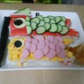 akkonoje's cooksnap of when they made こどもの日に☆こいのぼり寿司.