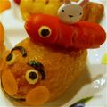 ちゃいﾁｬﾝ's cooksnap of when they made こどもの日☆いなり寿司deアンパンマン号.