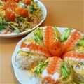 ヒロンちゃん's cooksnap of when they made ちらし寿司ケーキ①ひな祭り・子供の日に♪.