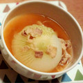 ゆる☆とも's cooksnap of when they made 新玉ねぎのとろとろスープ.