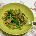 ☆せきりん☆'s cooksnap of when they made 豚肉とほうれん草の醤油マヨパスタ.