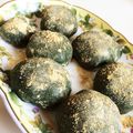 マイちゃ's cooksnap of when they made レンジで簡単♪栗とゆであずきのよもぎ大福.