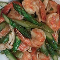 K—a's cooksnap of when they made エビとアスパラの和風ドレッシング炒め.