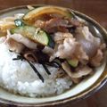 ロシアン's cooksnap of when they made ドレッシングde柔らか豚丼.