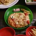 rikaai's cooksnap of when they made 子どもの日に♣鯉のぼりピザ♣.