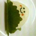 タイねえ's cooksnap of when they made かしわ餅風おにぎりツインズのキャラ弁♪.