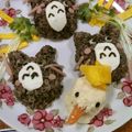 まめちゃんの友達's cooksnap of when they made 幼稚園 お弁当 キャラ弁 トトロ.