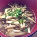 流風にゃん's cooksnap of when they made きのこたっぷり♪簡単！餅入りきのこ汁.