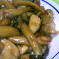 ぽんぷー's cooksnap of when they made 鶏肉としめじの簡単オイスター炒め.
