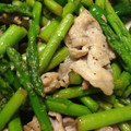 Ken-Z's cooksnap of when they made 豚肉とアスパラの柚子胡椒炒め.