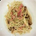 nanasworld's cooksnap of when they made おつまみメモ★豆苗ベーコン炒め.