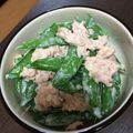 酔いどれお姉さん's cooksnap of when they made スナップエンドウのツナマヨ和え.