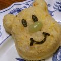 まめちゃんの友達's cooksnap of when they made キャラ弁に☆くまのプーさん　おにぎり.