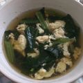 ラリー＆サラ's cooksnap of when they made 簡単朝スープ★ほうれん草のたまごスープ.