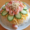 みい～こ's cooksnap of when they made お祝いに♪簡単ちらし寿司ケーキ.