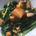 てぃみーー's cooksnap of when they made ニラと厚揚げの炒め物.
