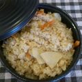 ＊・°＊花菜＊°・＊'s cooksnap of when they made 1時間で完成☆炊飯器でタケノコおこわ.