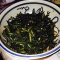 joy09's cooksnap of when they made 糖質制限♪春菊としらすの和え物★.