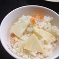 しろにゃんぱ's cooksnap of when they made たけのこご飯.