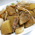 ハナレ's cooksnap of when they made 簡単イカと大根の煮物♪♪.