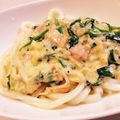 まめみ18's cooksnap of when they made 簡単♡カルボナーラうどん.